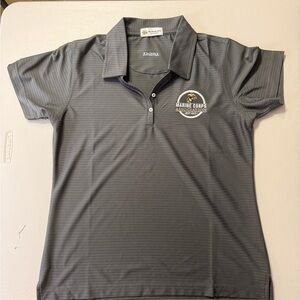 Marine Corps Association Gray Polo Shirt